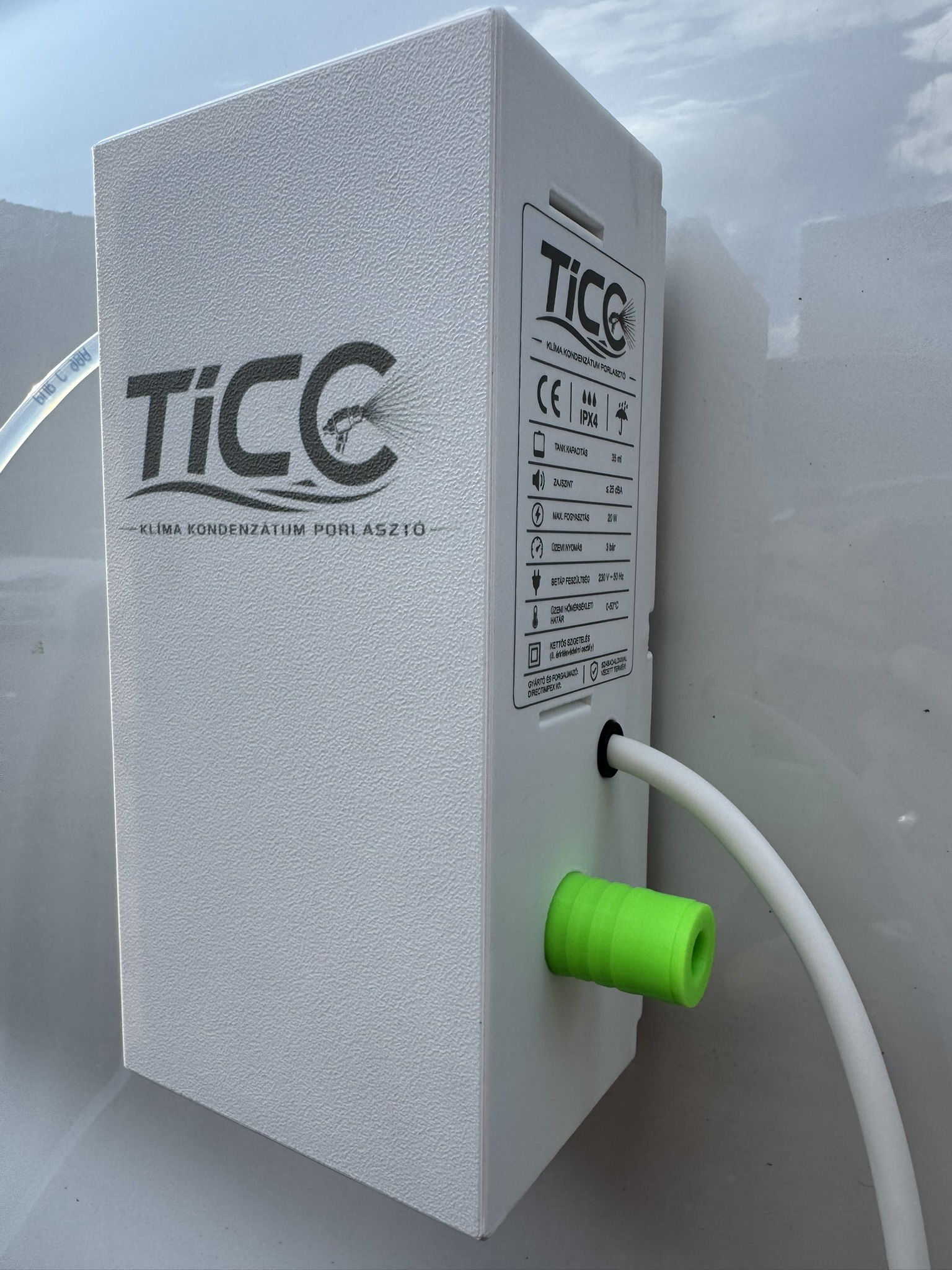 TICO™ mágneses rögzítésű kondenzvíz-porlasztó
